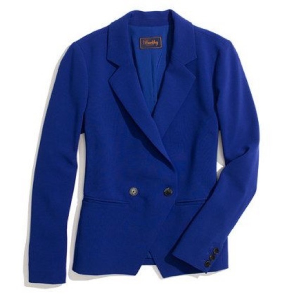 Buckley Tailors for Madewell Royal Blue Blazer (Size 6)